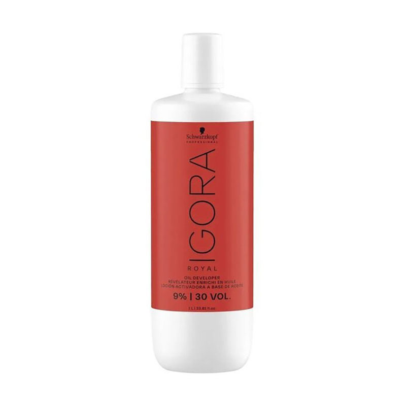 Лосьйон-проявник для фарби Schwarzkopf Professional Igora Royal Oil Developer 9%, 1 л